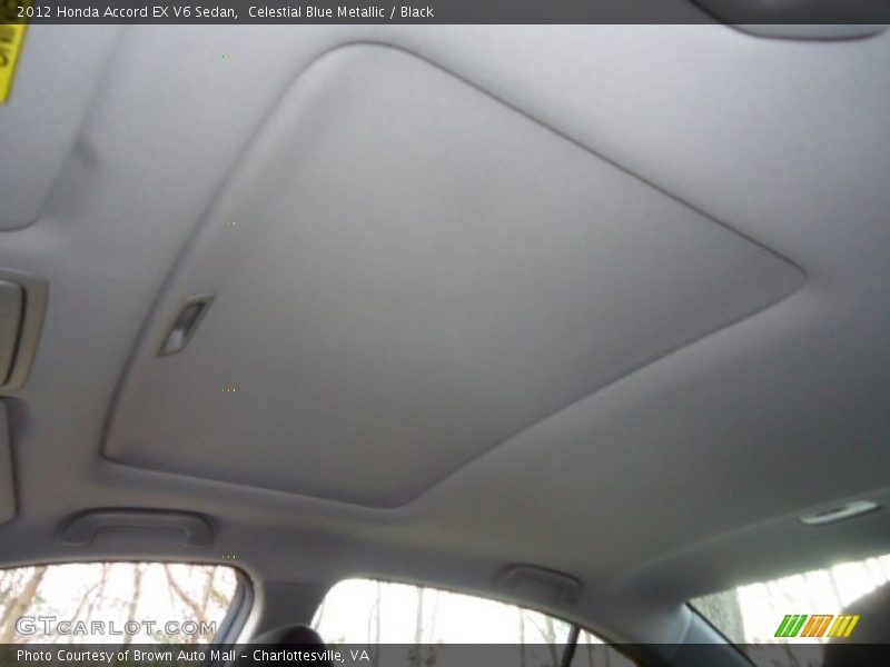 Sunroof of 2012 Accord EX V6 Sedan