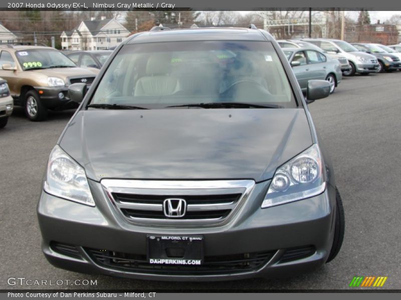 Nimbus Gray Metallic / Gray 2007 Honda Odyssey EX-L