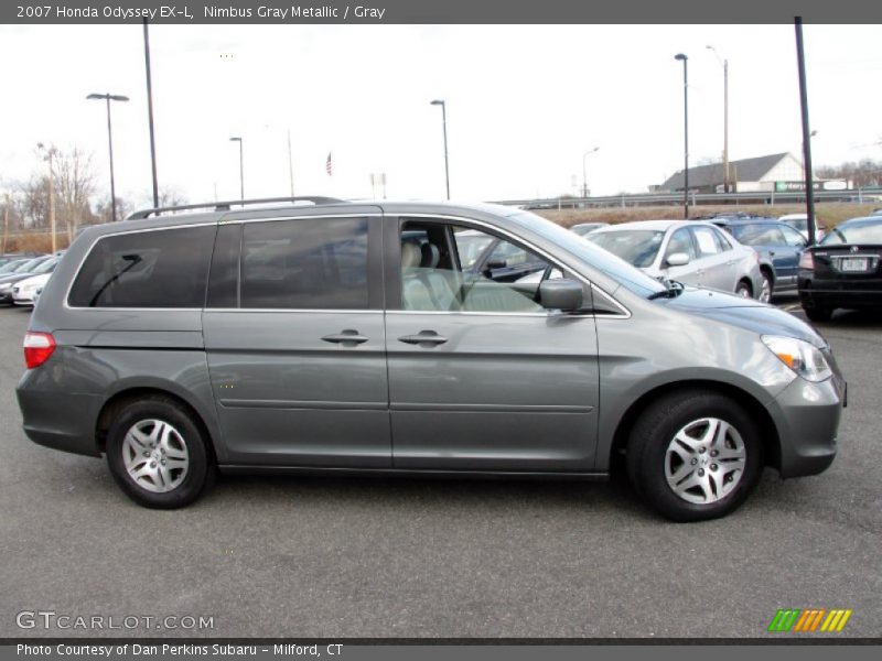 Nimbus Gray Metallic / Gray 2007 Honda Odyssey EX-L