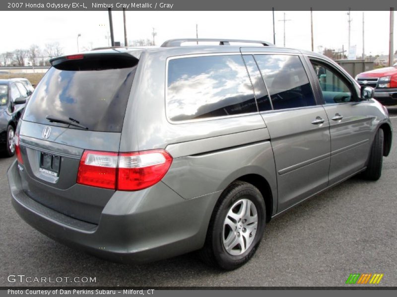 Nimbus Gray Metallic / Gray 2007 Honda Odyssey EX-L