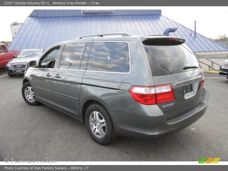 Nimbus Gray Metallic / Gray 2007 Honda Odyssey EX-L