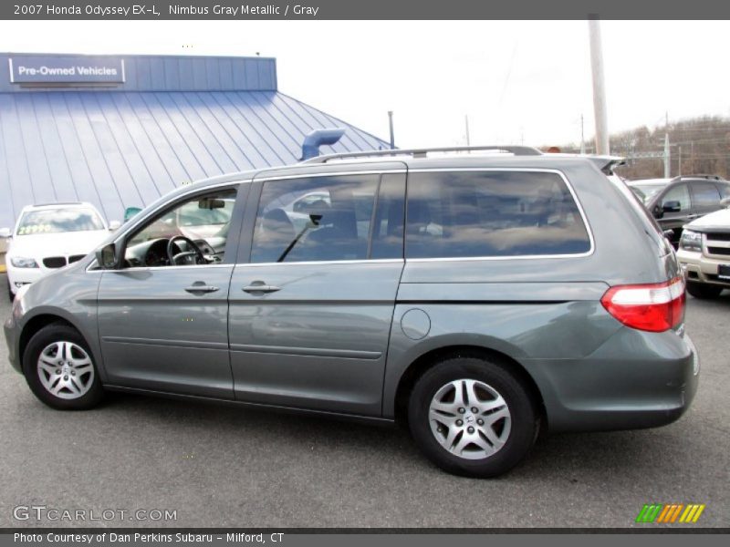 Nimbus Gray Metallic / Gray 2007 Honda Odyssey EX-L