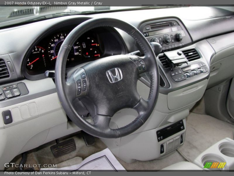 Nimbus Gray Metallic / Gray 2007 Honda Odyssey EX-L