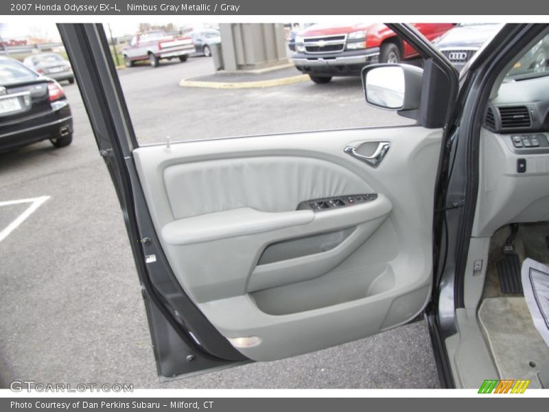 Nimbus Gray Metallic / Gray 2007 Honda Odyssey EX-L
