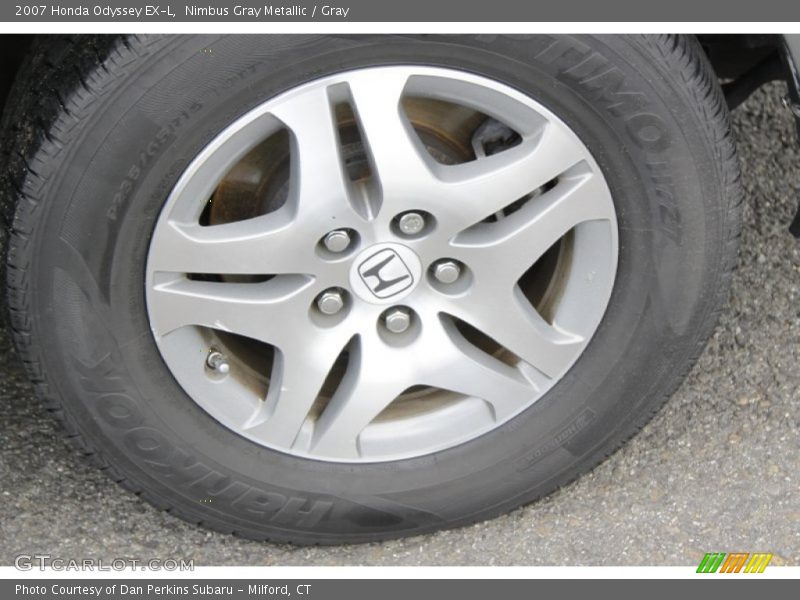 Nimbus Gray Metallic / Gray 2007 Honda Odyssey EX-L