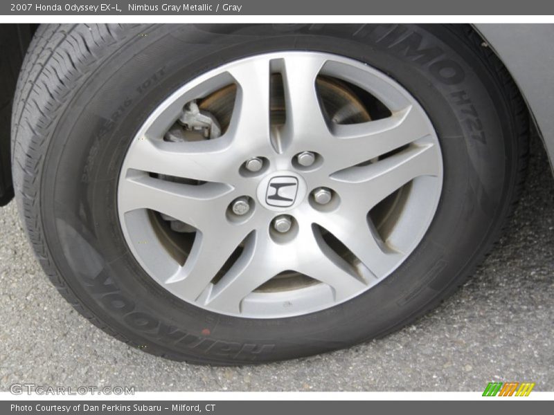 Nimbus Gray Metallic / Gray 2007 Honda Odyssey EX-L