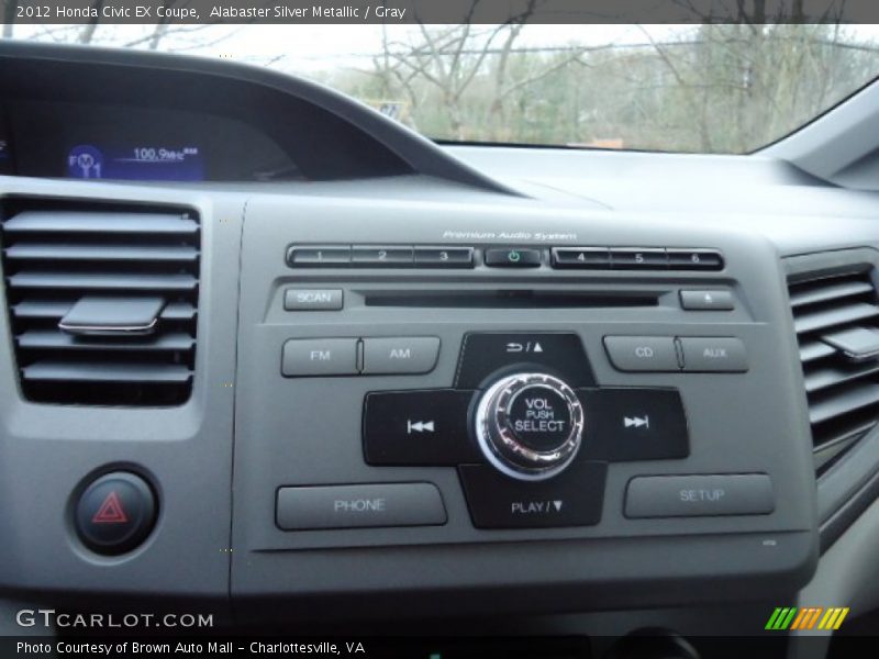 Controls of 2012 Civic EX Coupe