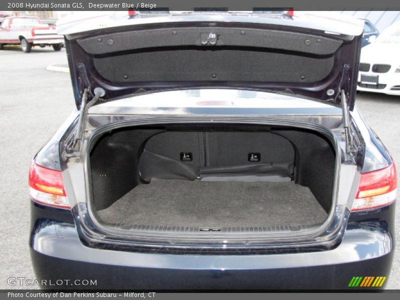 Deepwater Blue / Beige 2008 Hyundai Sonata GLS