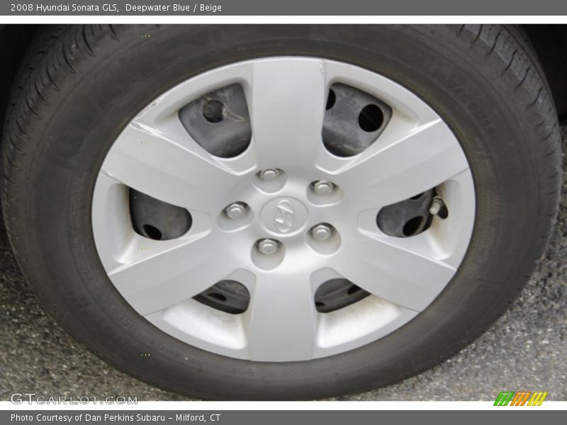 Deepwater Blue / Beige 2008 Hyundai Sonata GLS