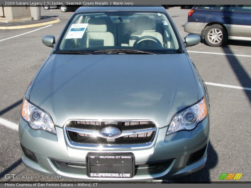 Seacrest Green Metallic / Warm Ivory 2009 Subaru Legacy 2.5i Sedan