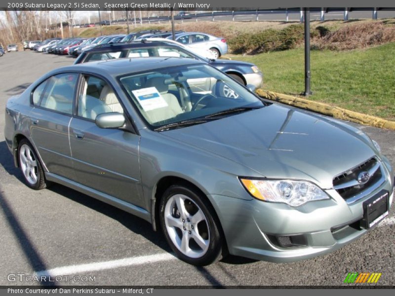 Seacrest Green Metallic / Warm Ivory 2009 Subaru Legacy 2.5i Sedan