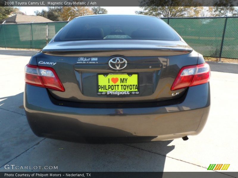 Magnetic Gray Metallic / Ash 2008 Toyota Camry LE