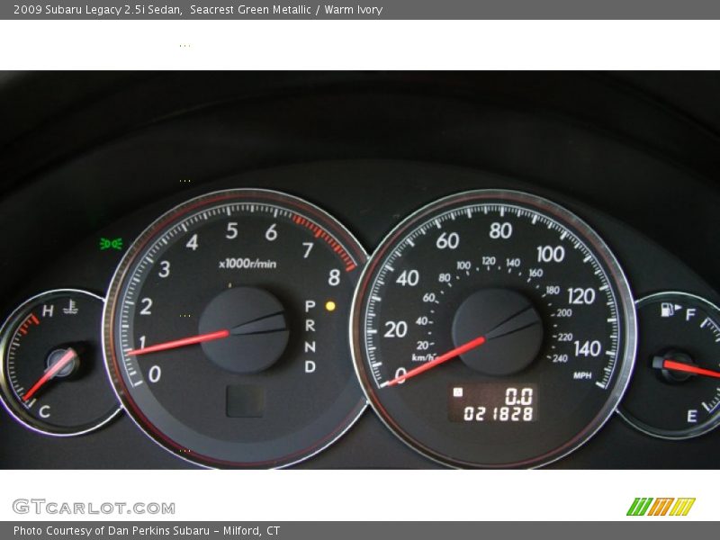 Seacrest Green Metallic / Warm Ivory 2009 Subaru Legacy 2.5i Sedan
