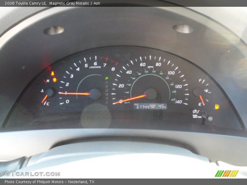 Magnetic Gray Metallic / Ash 2008 Toyota Camry LE