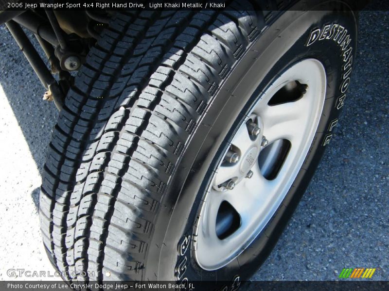 Light Khaki Metallic / Khaki 2006 Jeep Wrangler Sport 4x4 Right Hand Drive