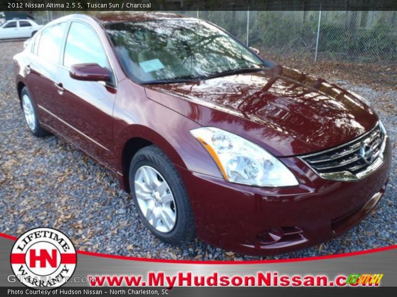 Tuscan Sun / Charcoal 2012 Nissan Altima 2.5 S