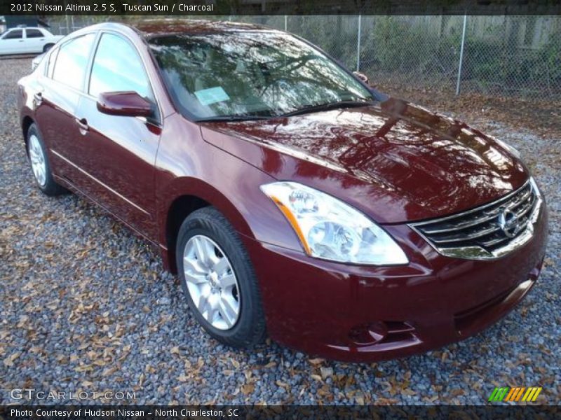 Tuscan Sun / Charcoal 2012 Nissan Altima 2.5 S