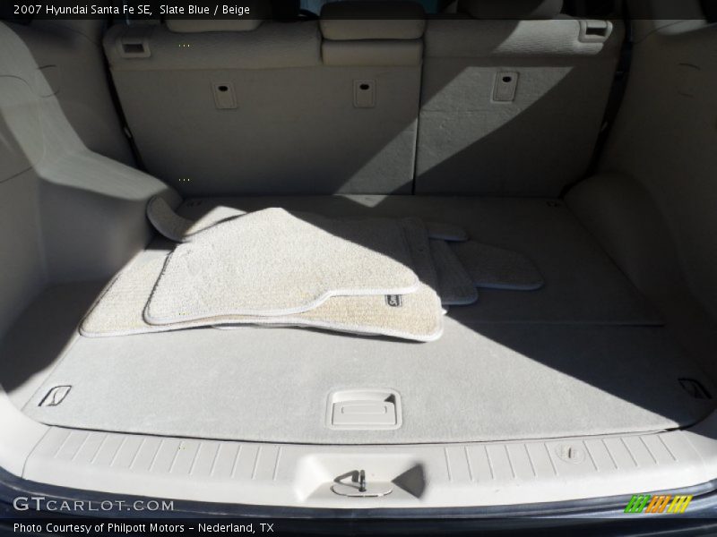 Slate Blue / Beige 2007 Hyundai Santa Fe SE