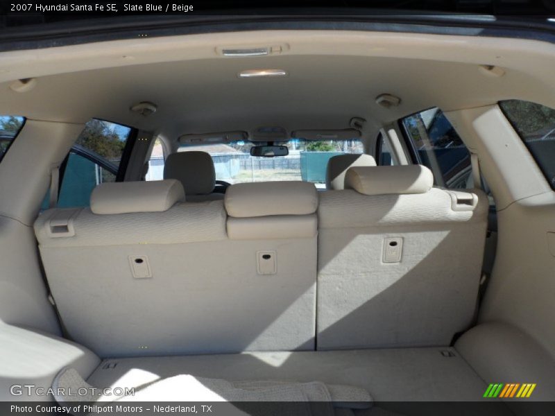 Slate Blue / Beige 2007 Hyundai Santa Fe SE
