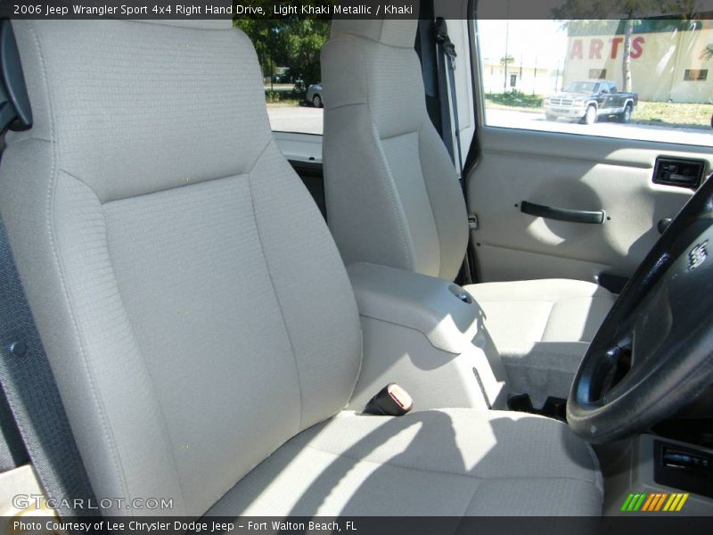 Light Khaki Metallic / Khaki 2006 Jeep Wrangler Sport 4x4 Right Hand Drive
