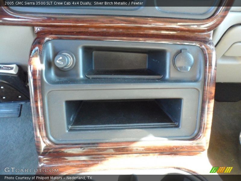 Silver Birch Metallic / Pewter 2005 GMC Sierra 3500 SLT Crew Cab 4x4 Dually