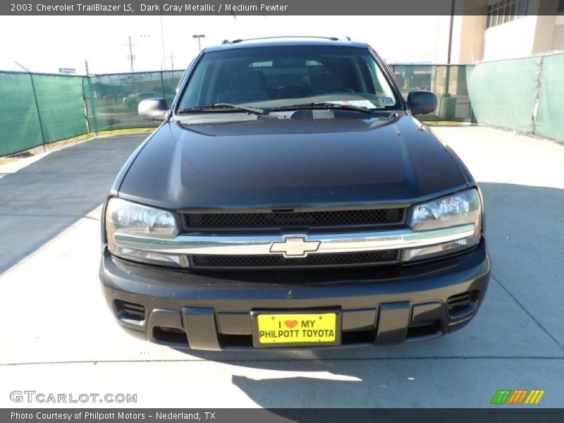 Dark Gray Metallic / Medium Pewter 2003 Chevrolet TrailBlazer LS