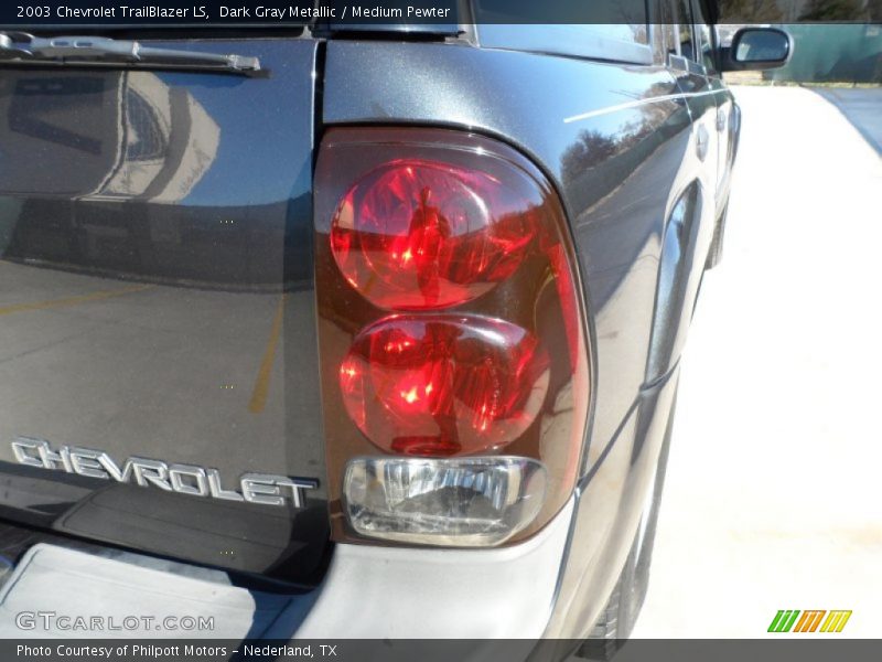 Dark Gray Metallic / Medium Pewter 2003 Chevrolet TrailBlazer LS