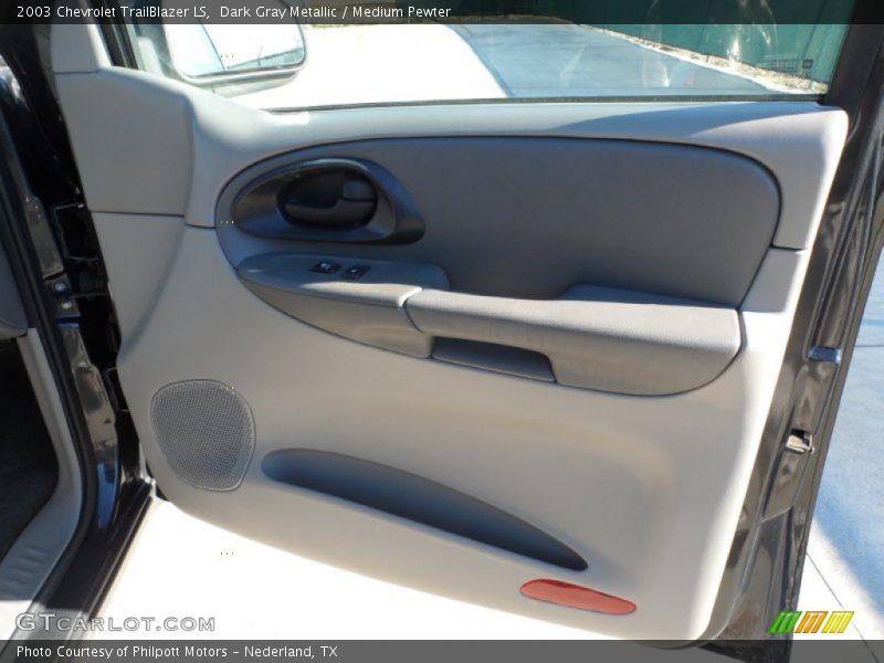 Dark Gray Metallic / Medium Pewter 2003 Chevrolet TrailBlazer LS