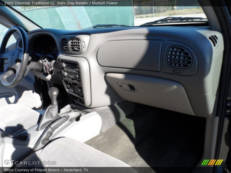 Dark Gray Metallic / Medium Pewter 2003 Chevrolet TrailBlazer LS