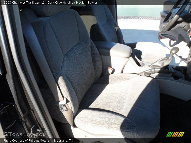 Dark Gray Metallic / Medium Pewter 2003 Chevrolet TrailBlazer LS
