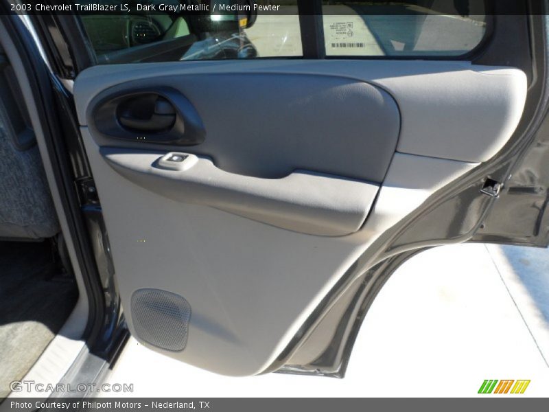 Dark Gray Metallic / Medium Pewter 2003 Chevrolet TrailBlazer LS