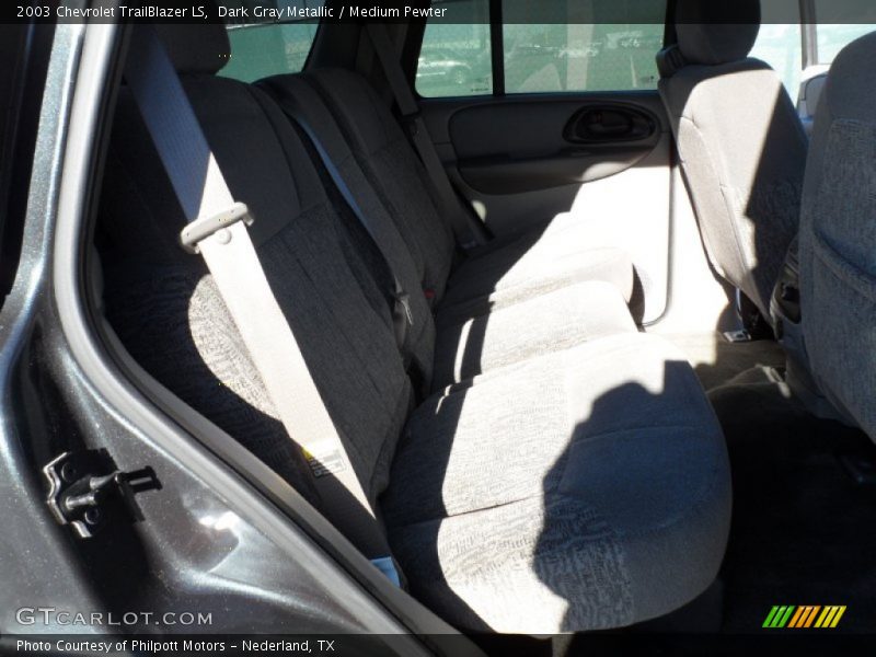Dark Gray Metallic / Medium Pewter 2003 Chevrolet TrailBlazer LS