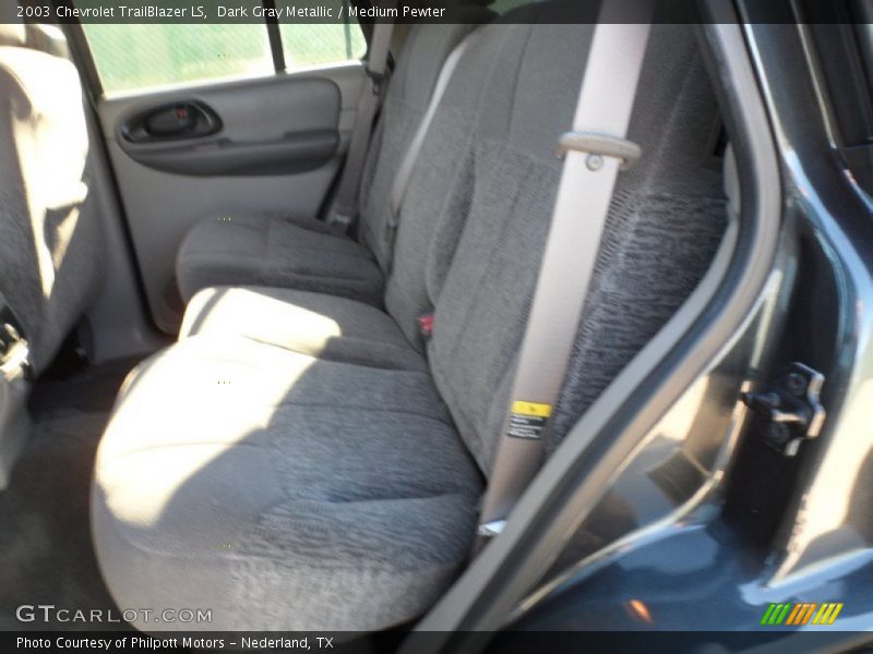 Dark Gray Metallic / Medium Pewter 2003 Chevrolet TrailBlazer LS