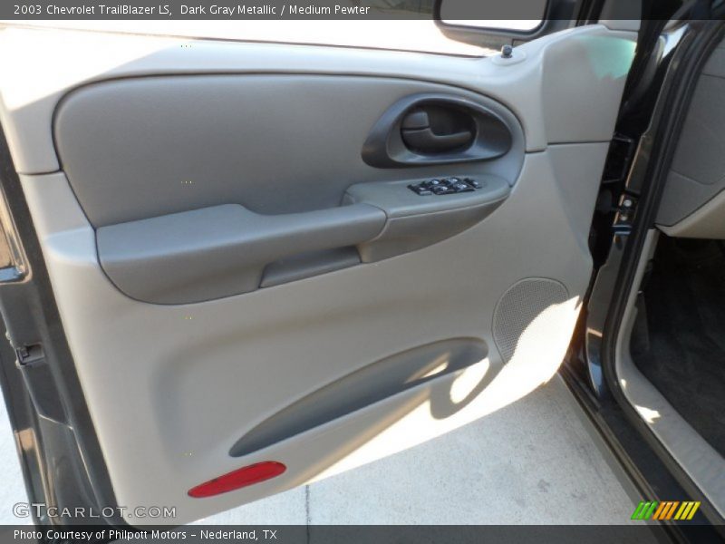 Dark Gray Metallic / Medium Pewter 2003 Chevrolet TrailBlazer LS
