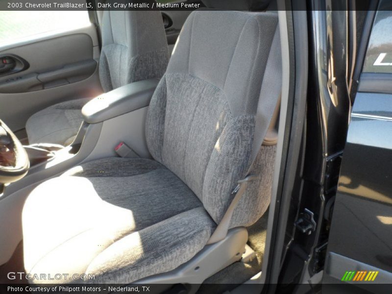 Dark Gray Metallic / Medium Pewter 2003 Chevrolet TrailBlazer LS