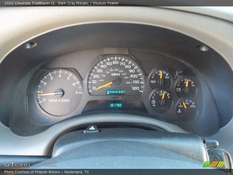  2003 TrailBlazer LS LS Gauges