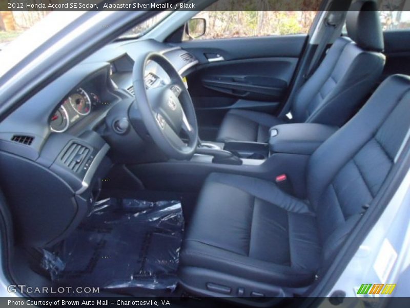  2012 Accord SE Sedan Black Interior