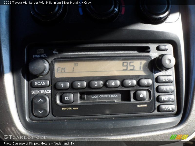 Millennium Silver Metallic / Gray 2002 Toyota Highlander V6