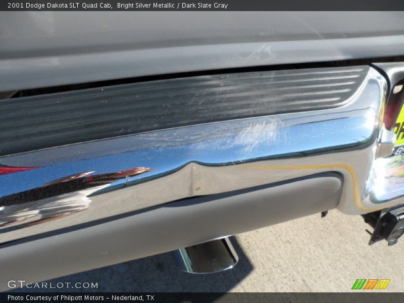 Bright Silver Metallic / Dark Slate Gray 2001 Dodge Dakota SLT Quad Cab