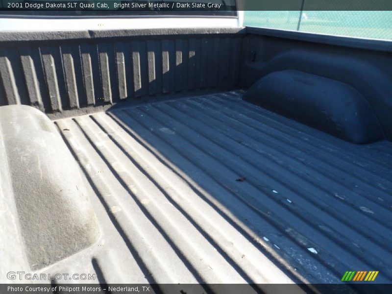 Bright Silver Metallic / Dark Slate Gray 2001 Dodge Dakota SLT Quad Cab