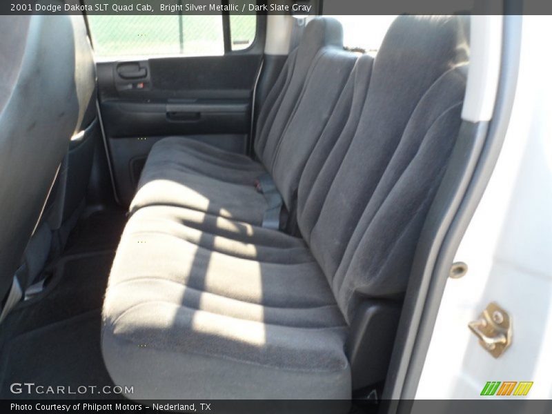 Bright Silver Metallic / Dark Slate Gray 2001 Dodge Dakota SLT Quad Cab