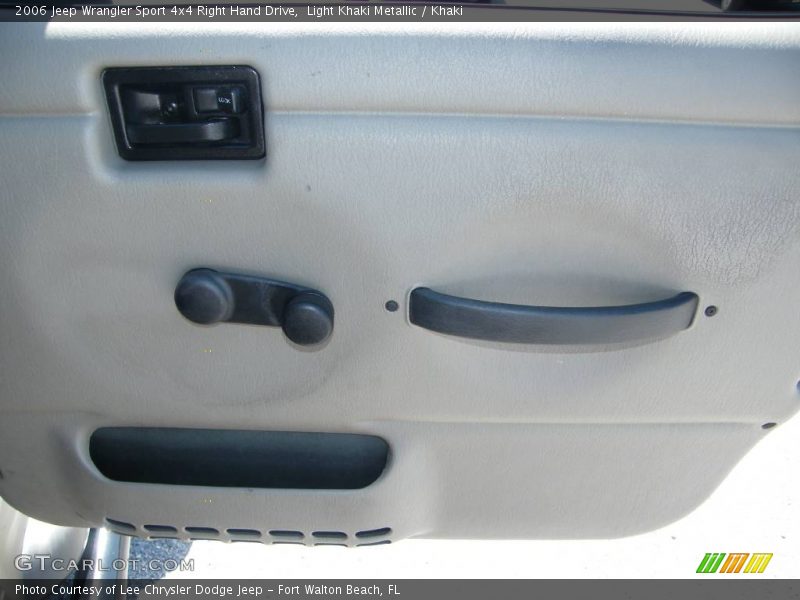 Light Khaki Metallic / Khaki 2006 Jeep Wrangler Sport 4x4 Right Hand Drive