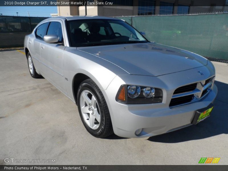 Bright Silver Metallic / Dark Slate Gray 2010 Dodge Charger SXT