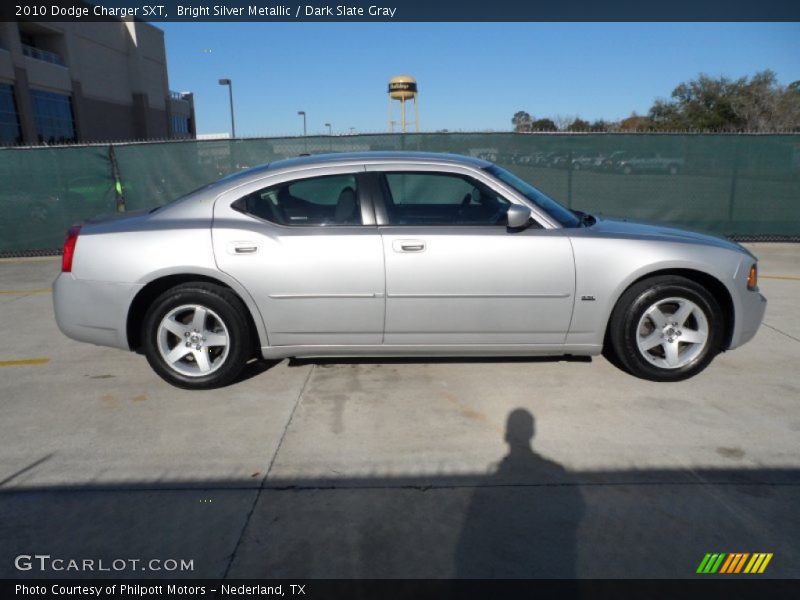 Bright Silver Metallic / Dark Slate Gray 2010 Dodge Charger SXT
