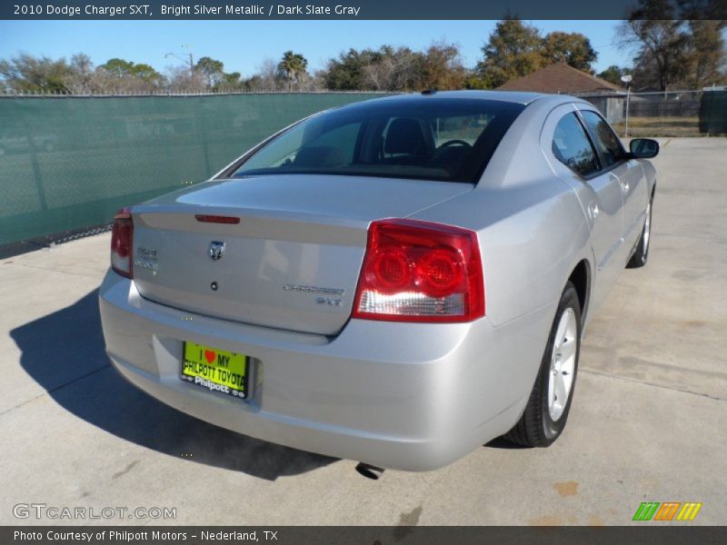 Bright Silver Metallic / Dark Slate Gray 2010 Dodge Charger SXT