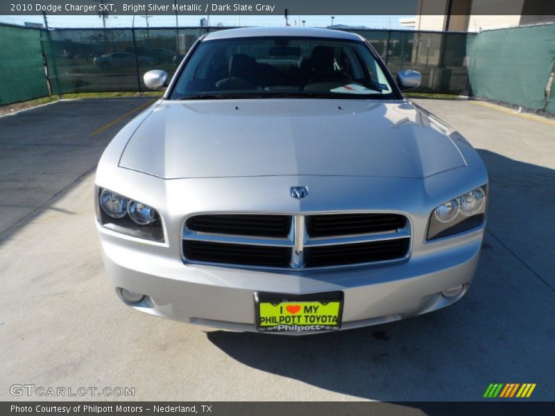 Bright Silver Metallic / Dark Slate Gray 2010 Dodge Charger SXT