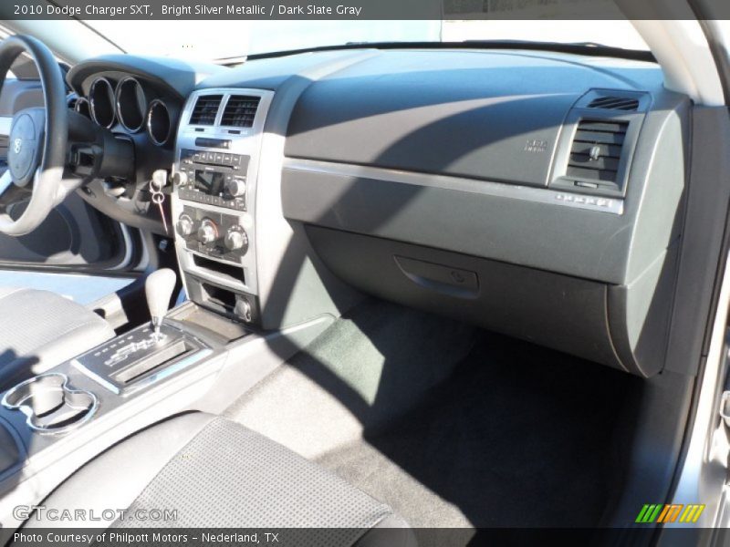 Bright Silver Metallic / Dark Slate Gray 2010 Dodge Charger SXT