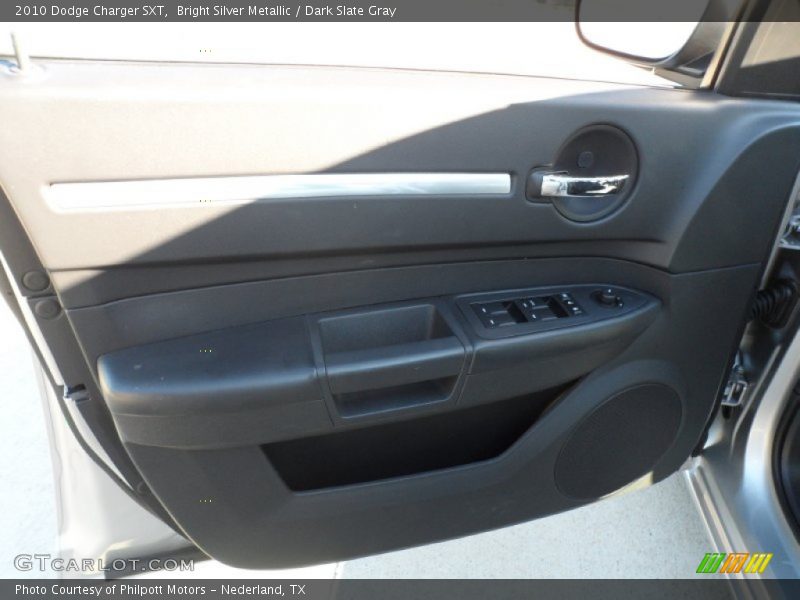 Bright Silver Metallic / Dark Slate Gray 2010 Dodge Charger SXT