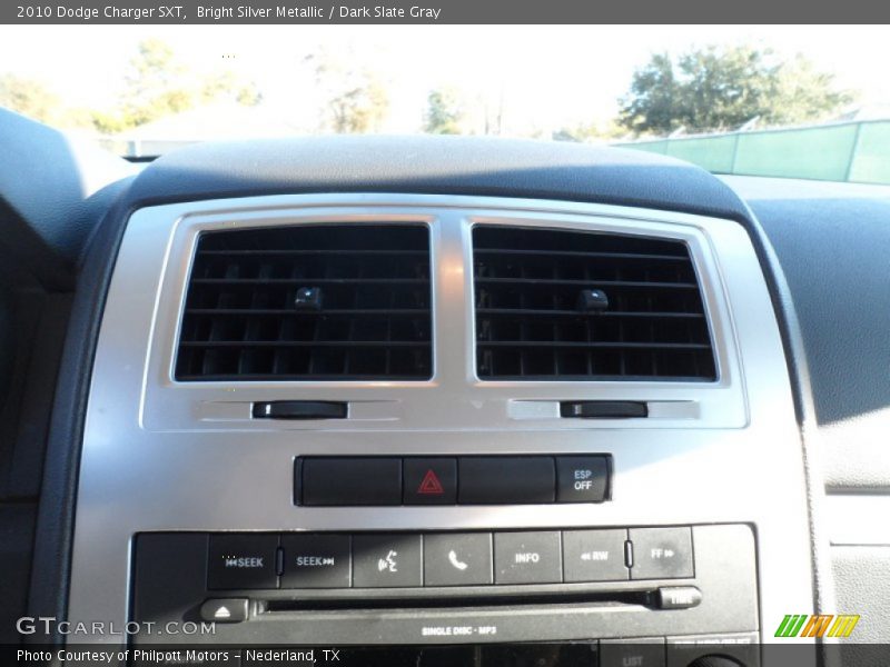 Bright Silver Metallic / Dark Slate Gray 2010 Dodge Charger SXT