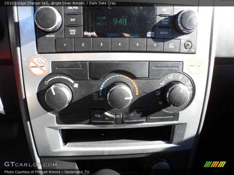 Bright Silver Metallic / Dark Slate Gray 2010 Dodge Charger SXT